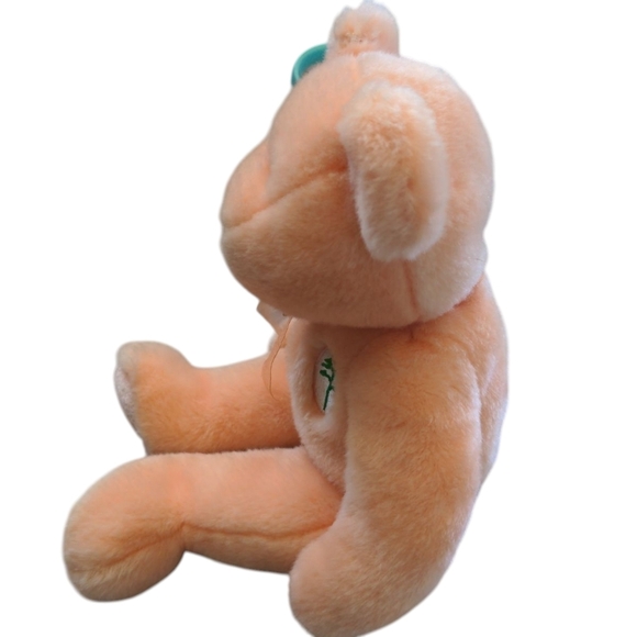 Ty Buddies Dearest The Bear Peach 14" 2001 Like New Plush Stuffed Animal Collect - Picture 2 of 5